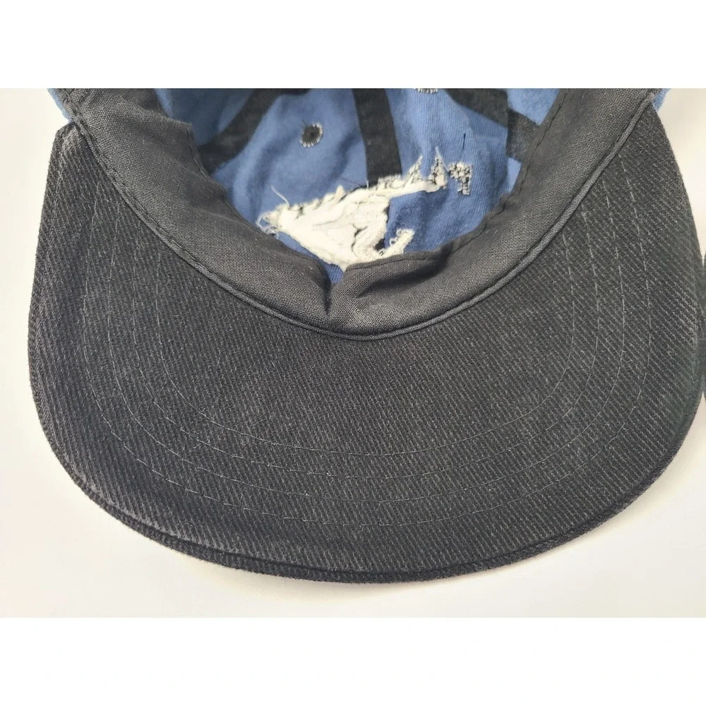 Vintage Youth Park City Mountain Resort Ski Adjustable Hat Cap Junior Blue Black